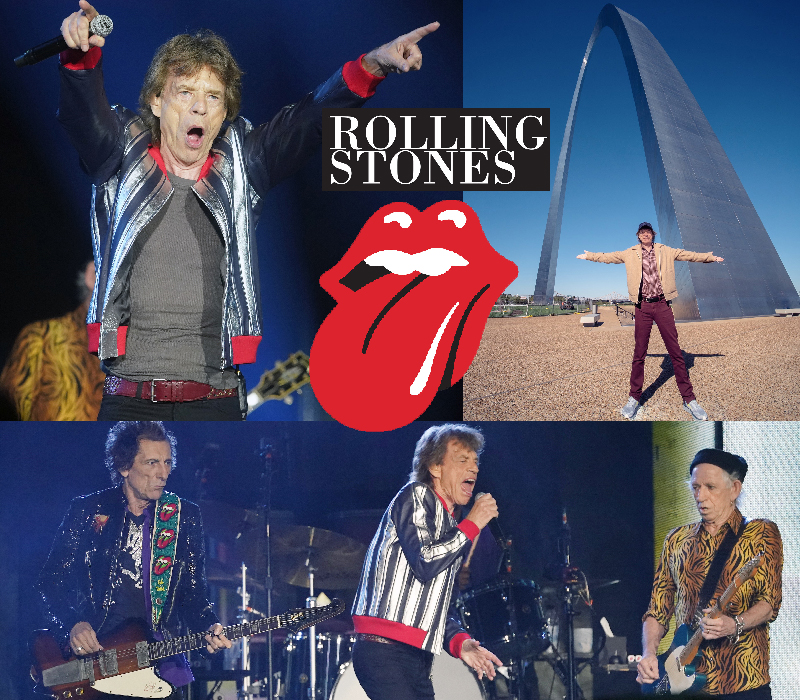 Los Rolling Stones se presentaron en St. Louis, abriendo así su gira estadounidense, donde rinden homenaje al fallecido baterista Charlie Watts